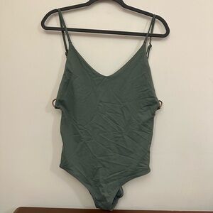 Aerie Dark Green One Piece Swimsuit